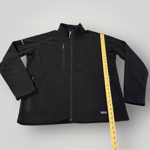 PATAGONIA Micro Synchilla Jacket Sz L Black - Picture 8 of 9
